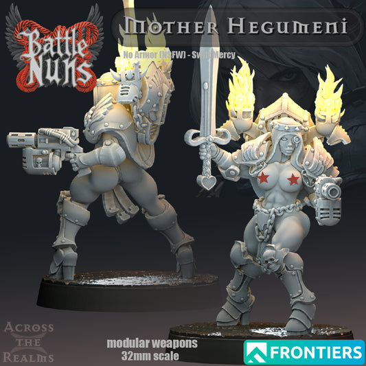 Mother Hegumeni (No Armor) - Battle Nuns - Across the Realms 32mm