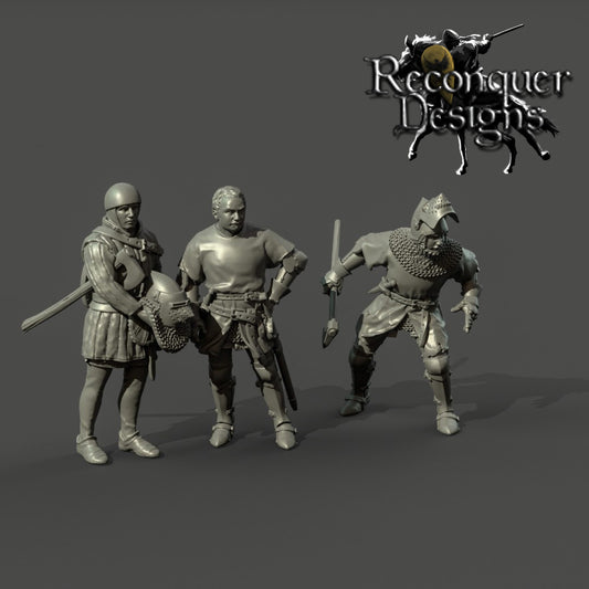 Bertrand du Guesclin and squire - Reconquer Designs