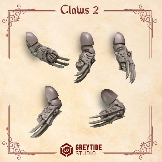 Claws 2 CL - Arms and Weapons - Bits - GreyTide Studio