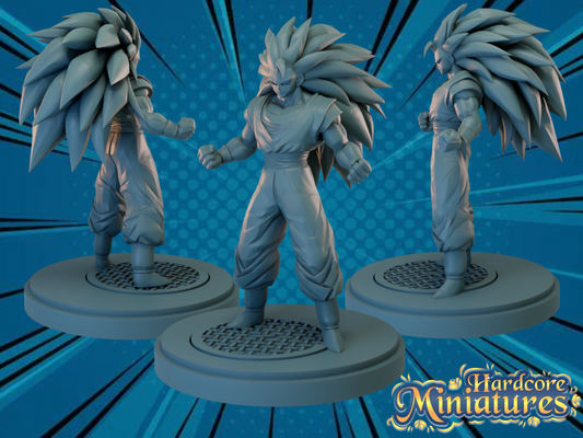 Goku ssj3 - Hardcore Miniatures