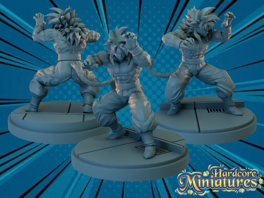 Goku ssj4 - Hardcore Miniatures