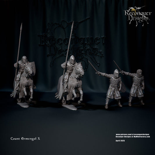 Count Ermengol X - early 14th Century - Reconquer Designs