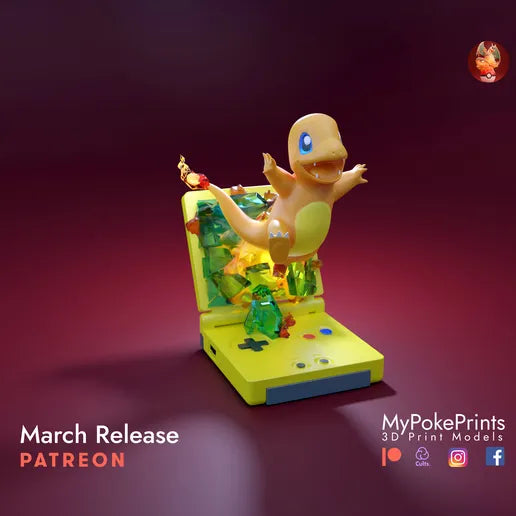 Charmander Video Game - MPPrints