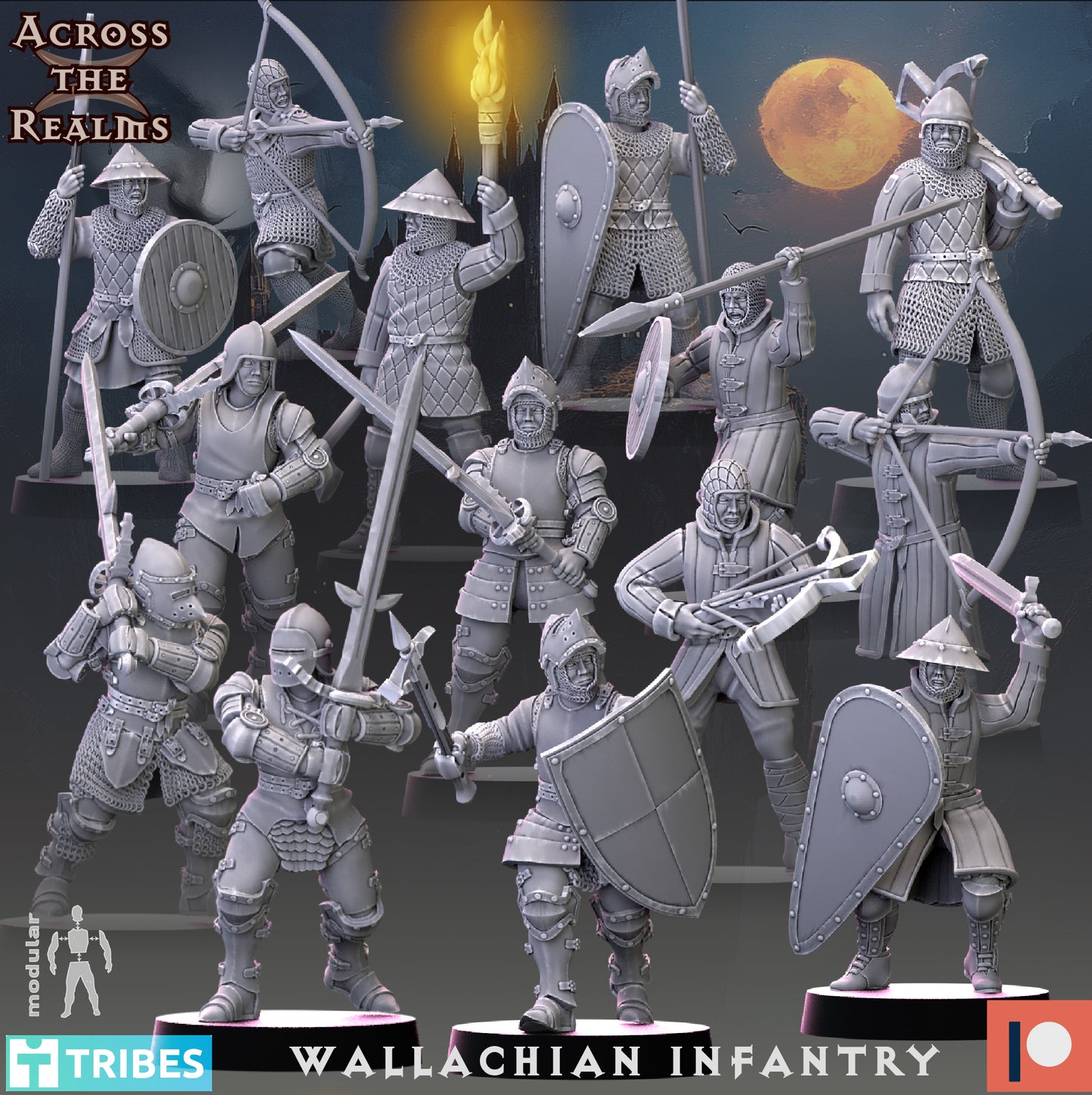 Wallachian Infantry - Across the Realms 32mm