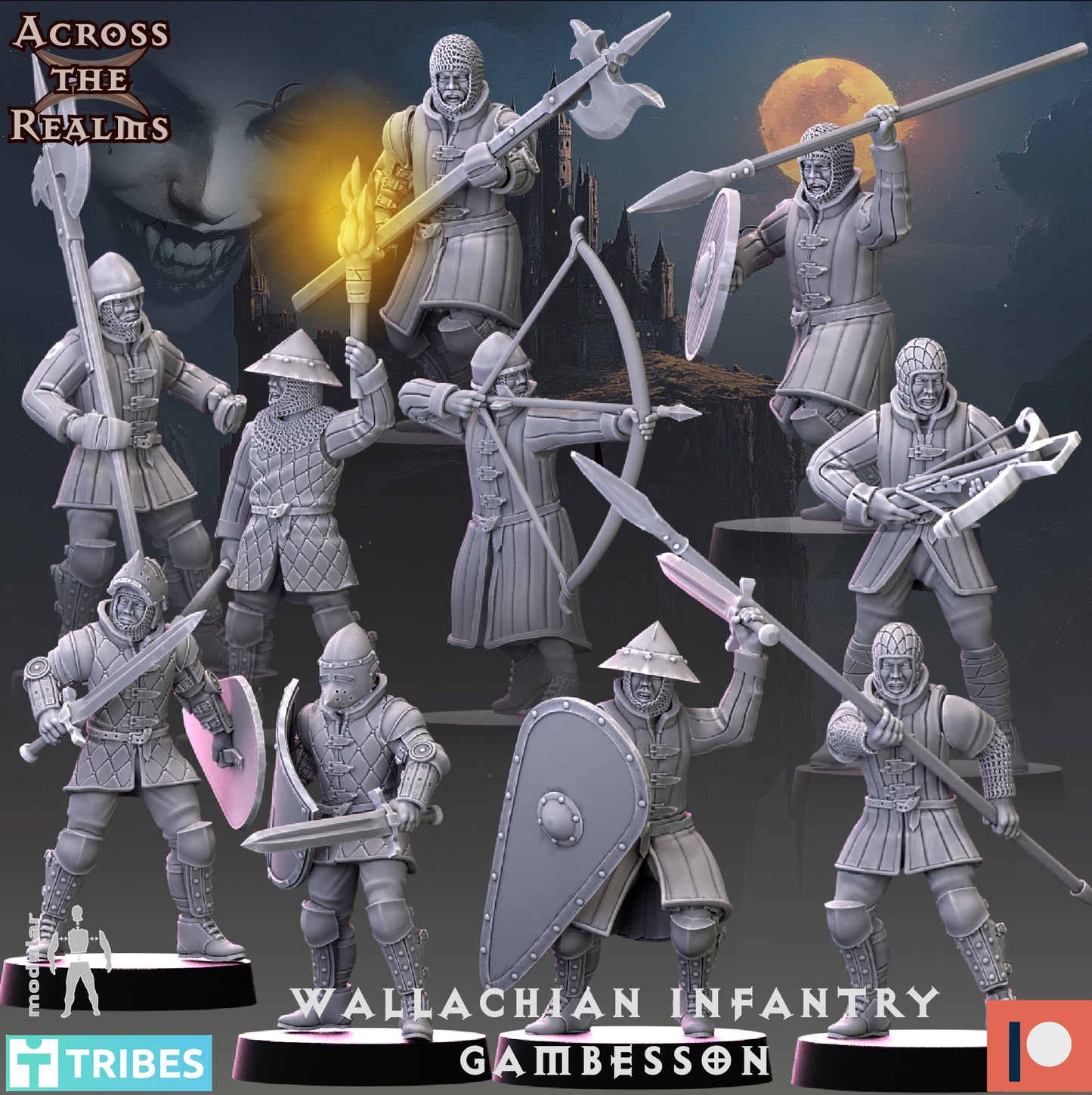 Wallachian Infantry Gambesson - Across the Realms 32mm