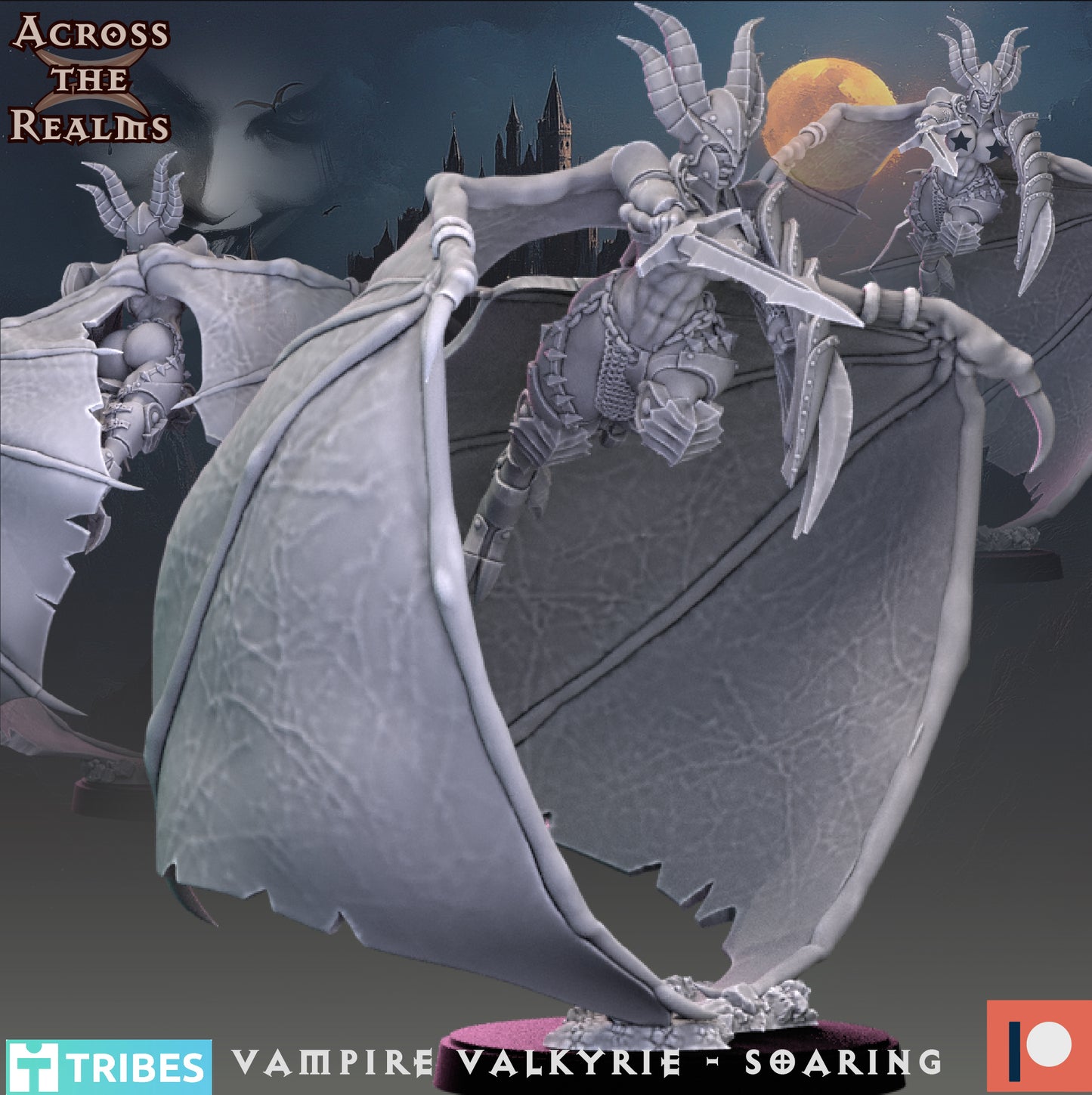 Vampire Valkyrie - Soaring - Across the Realms 32mm