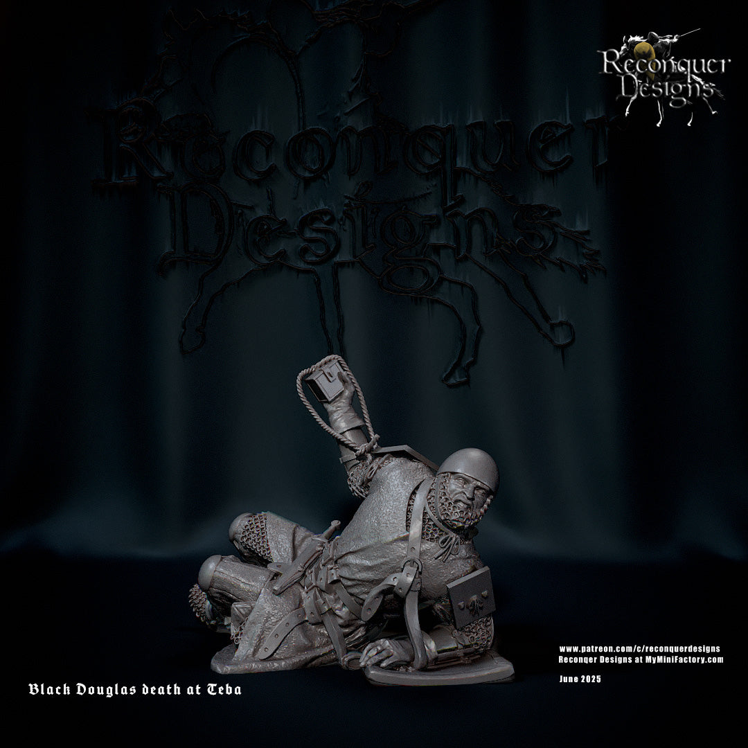 James the Black Dougles death at Teba - Reconquer Designs