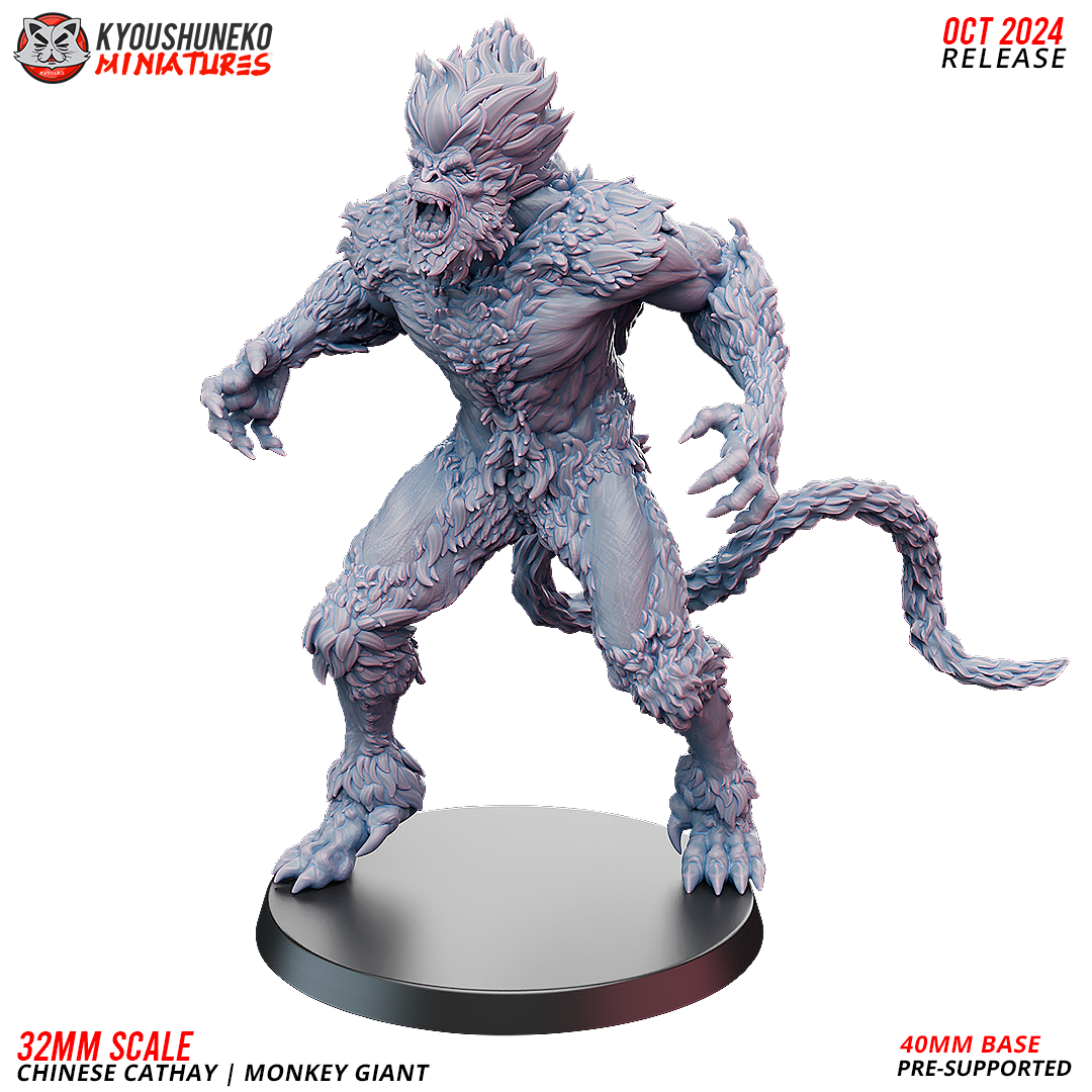 Monkey Giant | Chinese Cathay - Kyoushuneko Miniatures