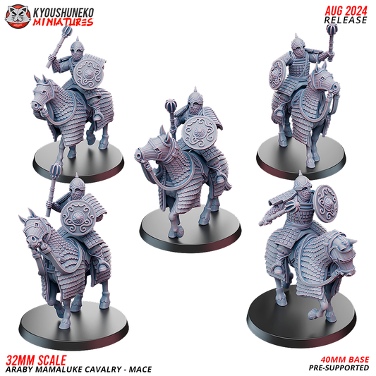 Araby Mamaluke Cavalry - Mace - Kyoushuneko Miniatures