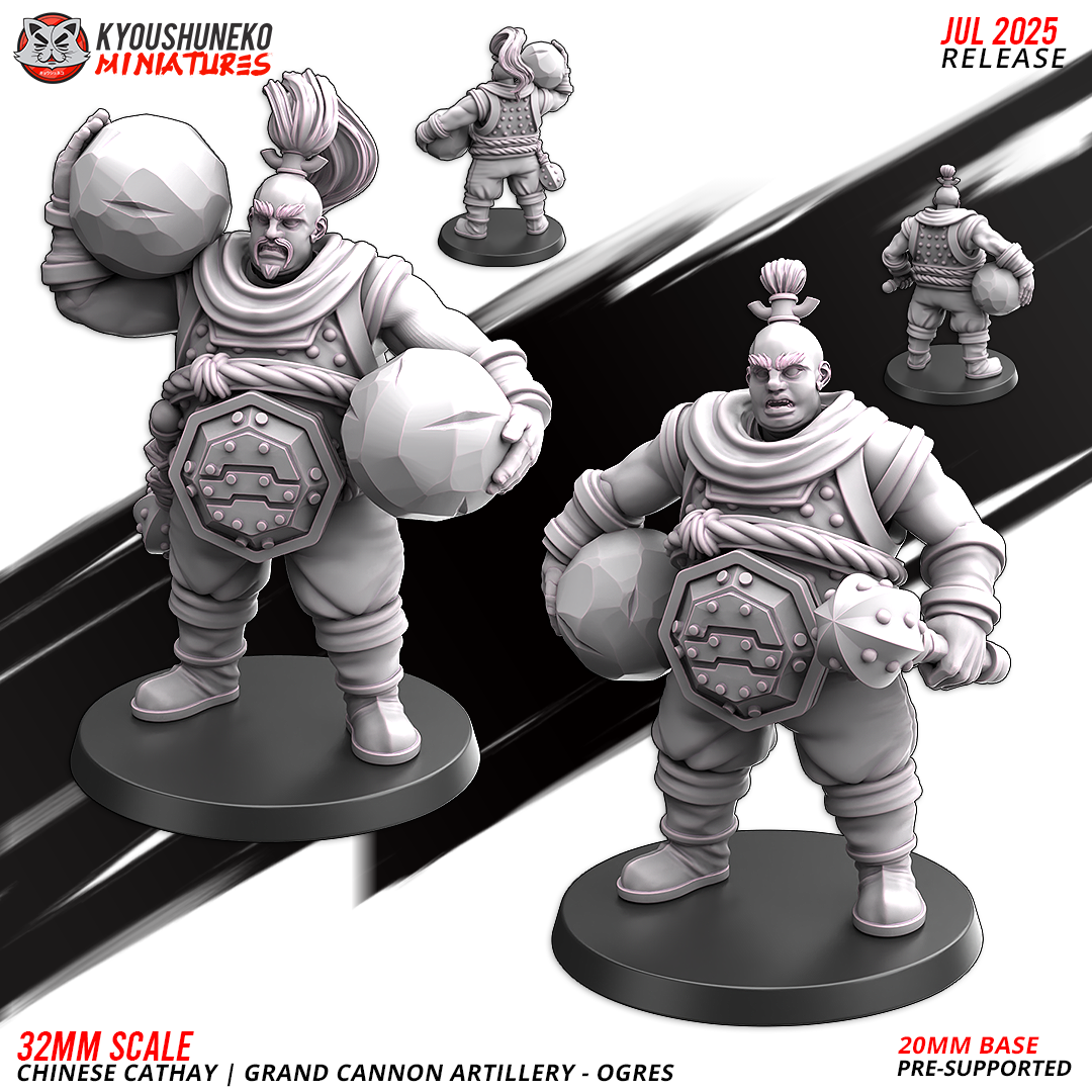 Grand Cannon Artillery - Ogres | Chinese Cathay - Kyoushuneko Miniatures