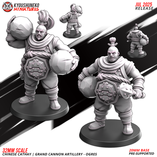 Grand Cannon Artillery - Ogres | Chinese Cathay - Kyoushuneko Miniatures