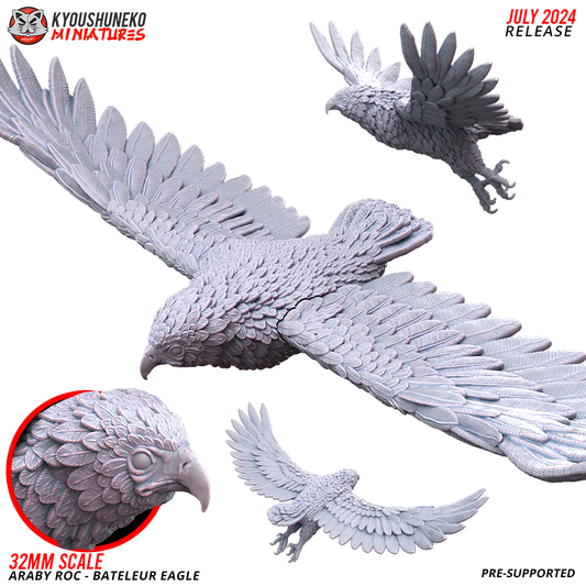 Araby ROC | Bateleur Eagle - Kyoushuneko Miniatures