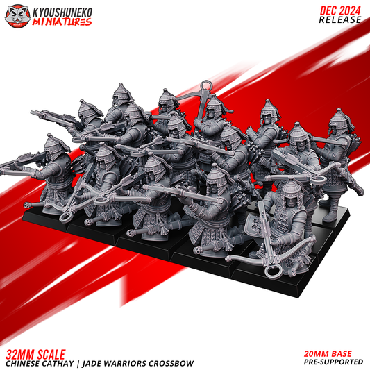 Crossbowmen - Jade Warriors | Chinese Cathay - Kyoushuneko Miniatures