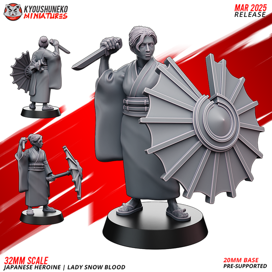 Lady Snow Blood | Japanese Heroine - Kyoushuneko Miniatures