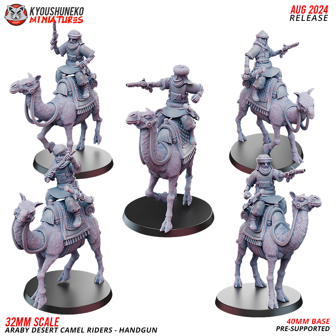 Araby Desert Riders - Handgun - Kyoushuneko Miniatures