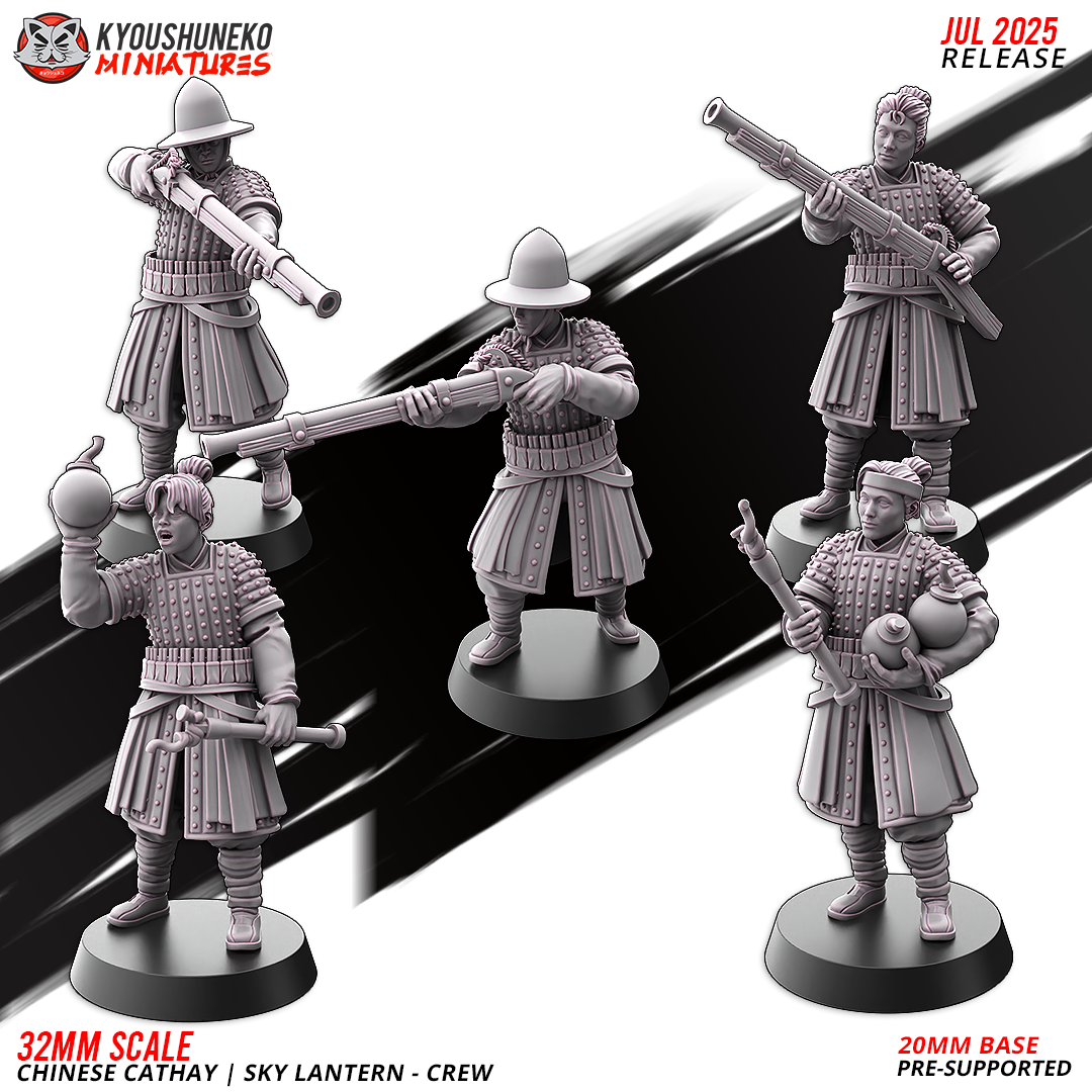 Sky Lantern - Crew | Chinese Cathay - Kyoushuneko Miniatures