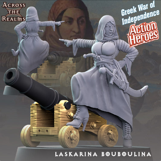 Laskarina Bouboulina - Greek war of Independence Actions Heroes - Across the Realms 28mm
