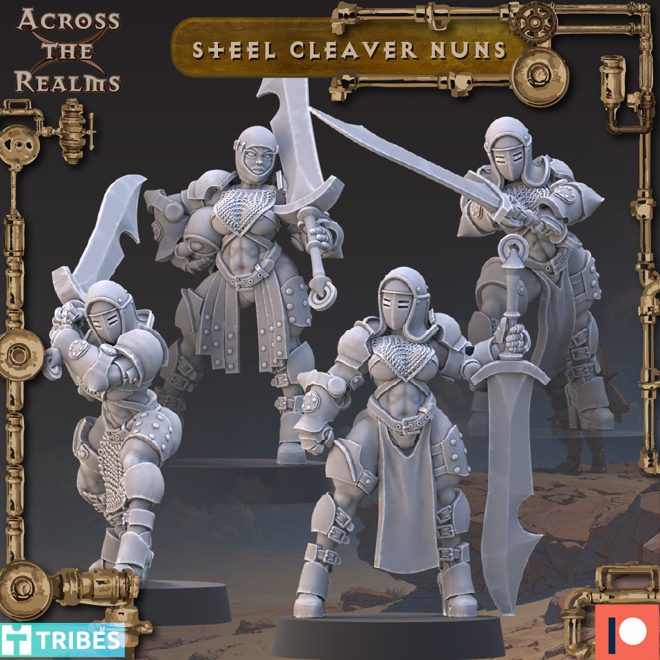 Steel Cleaver Nuns - Across the Realms 28mm