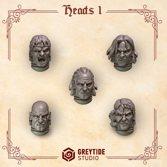 Heads 1 CL - Bits - GreyTide Studio