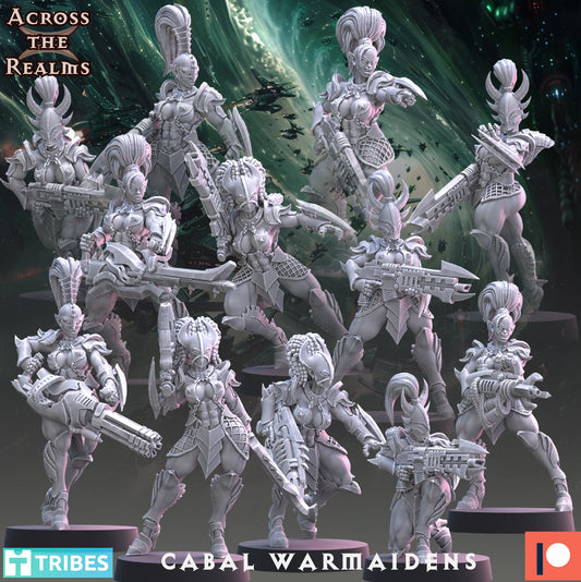 Cabal Warmaidens - Across the Realms 32mm