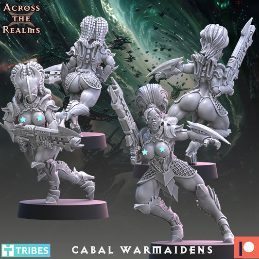 Cabal Warmaidens E - Across the Realms 32mm