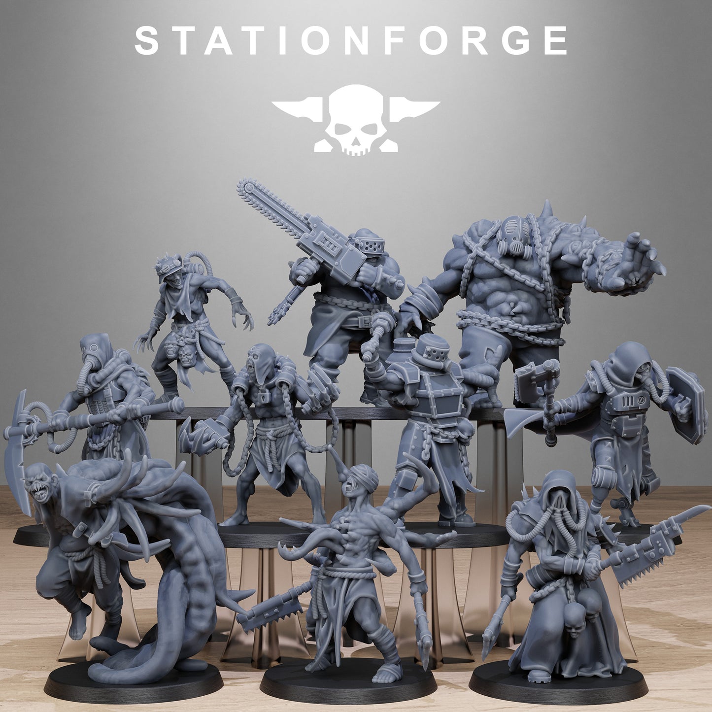 Corrupted Guard Butchers - StationForge - 28mm