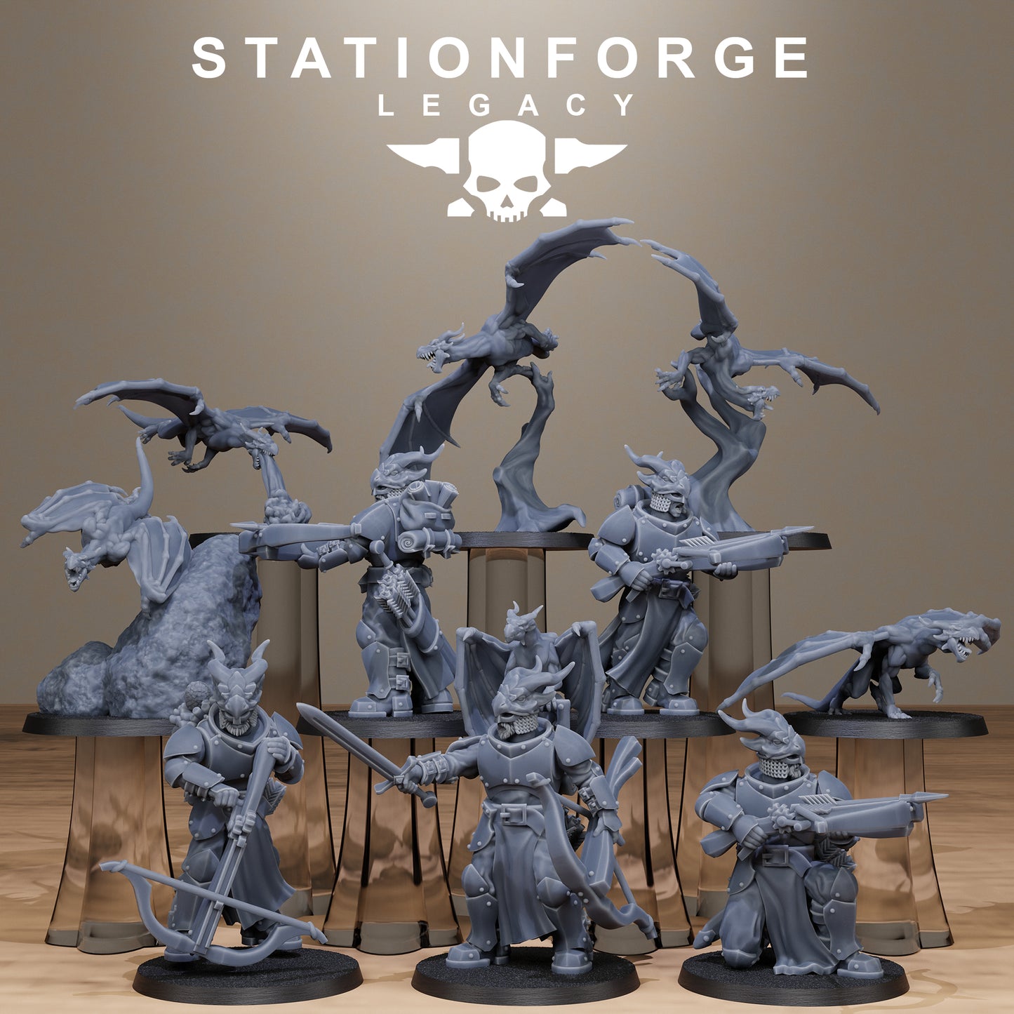 Solaris Dragon Squad - StationForge Legacy - 28mm