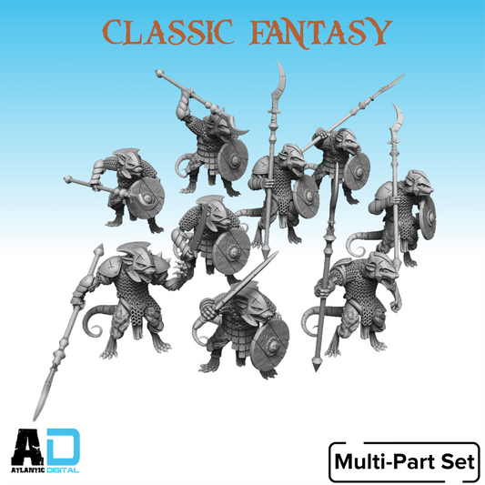 Ratmen Warriors  - Classic Fantasy - Wargames Atlantic