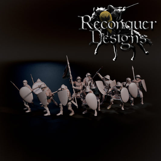 14th Century Sergeants Spear-Hand Weapons - Reconquer Designs