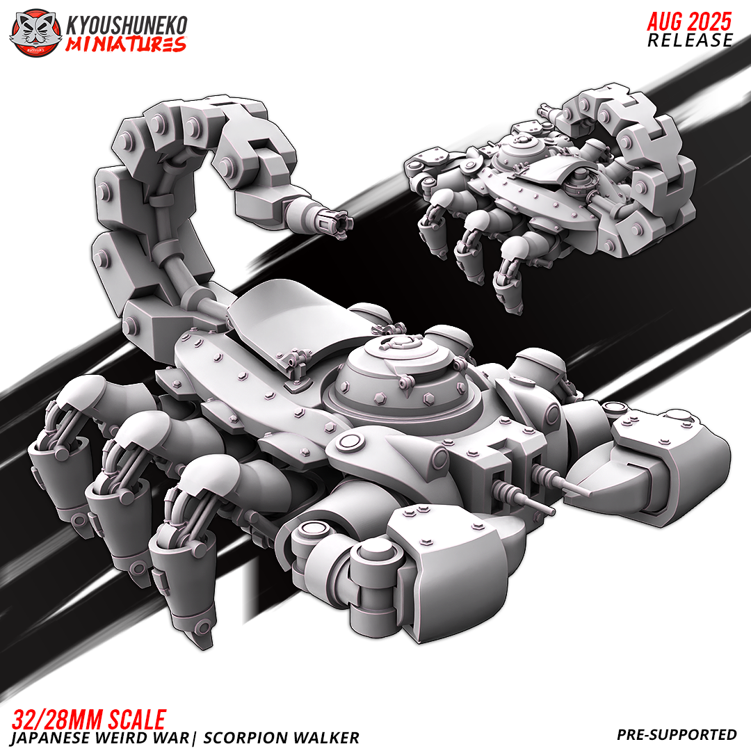 Japanese Weird War - Scorpion Walker - Kyoushuneko Miniatures