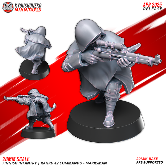 Marksman - Kahru 42 Commando | FInnish Weird War ww2 - Kyoushuneko Miniatures