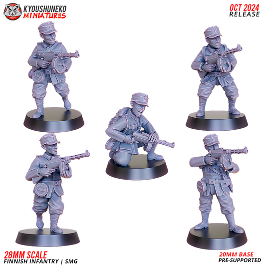 SMG | Finnish Infantry ww2 - Kyoushuneko Miniatures