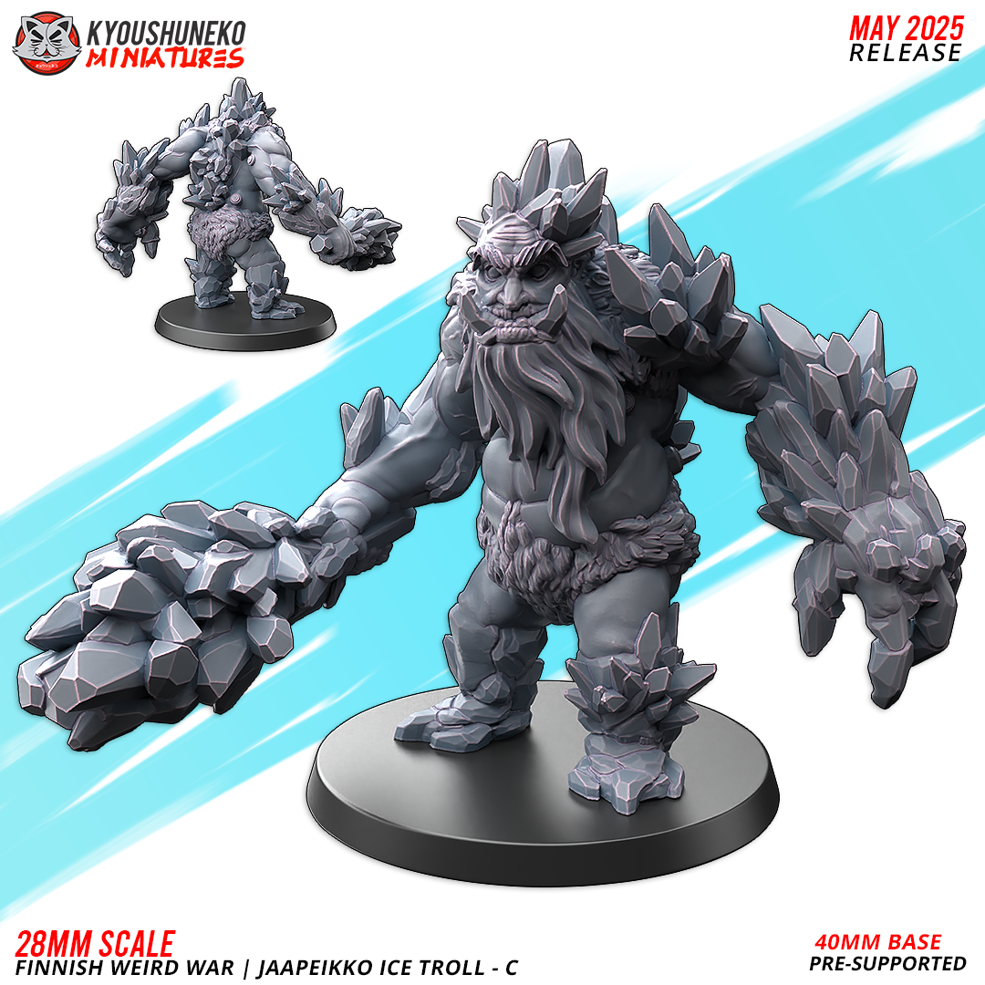 Ice Troll - C | Finnish Weird War ww2 - Kyoushuneko Miniatures