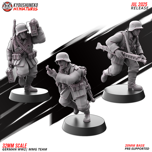 German WW2 | MMG Team - Kyoushuneko Miniatures