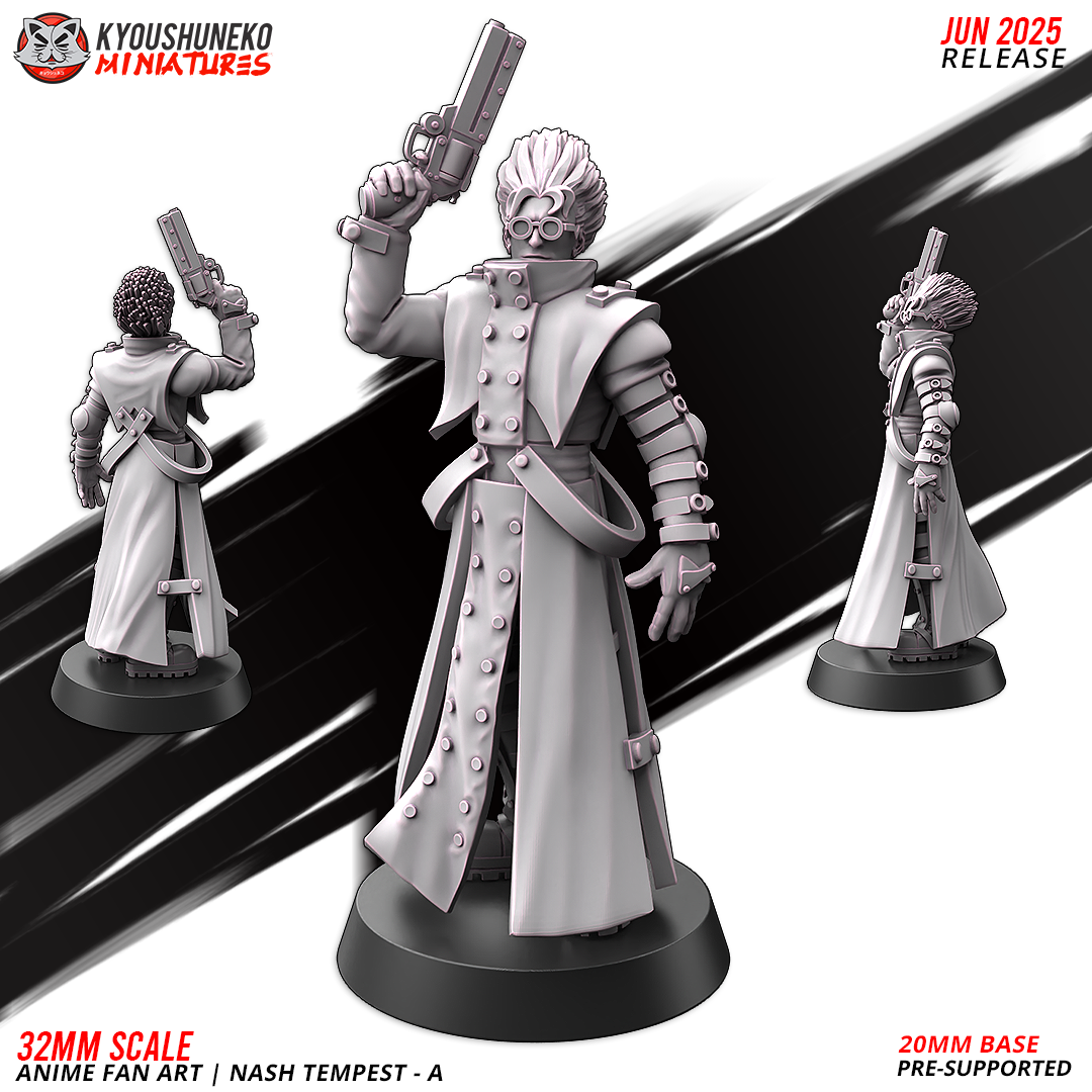Anime Fan Art | Nash Tempest A - Kyoushuneko Miniatures