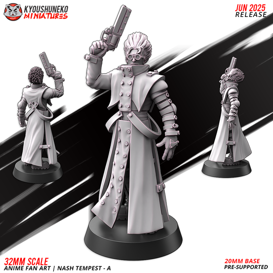 Anime Fan Art | Nash Tempest A - Kyoushuneko Miniatures