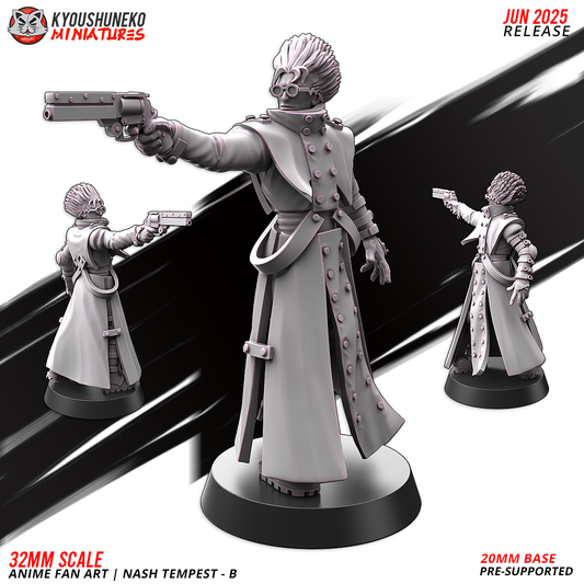 Anime Fan Art | Nash Tempest B - Kyoushuneko Miniatures