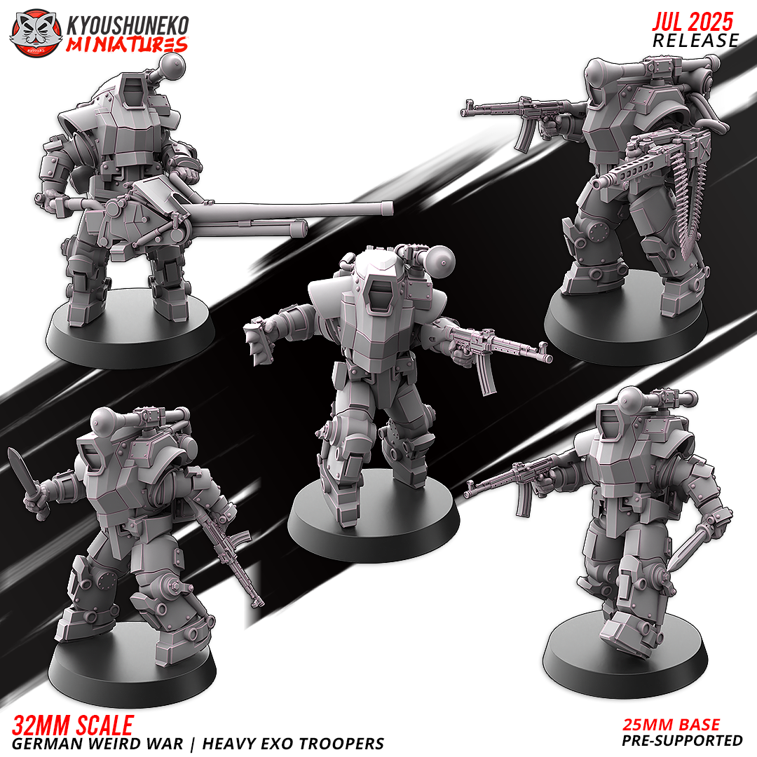German Weird War | Heavy Exo Trooper - Kyoushuneko Miniatures
