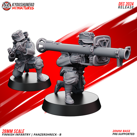 Panzershreck - B | Finnish Infantry ww2 - Kyoushuneko Miniatures