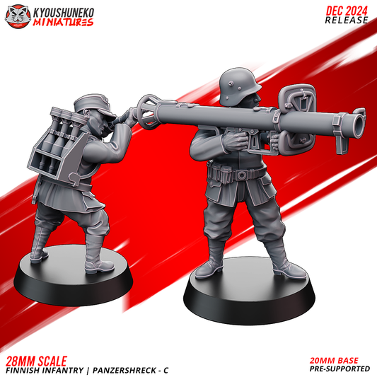 Panzershreck - C | Finnish Infantry ww2 - Kyoushuneko Miniatures