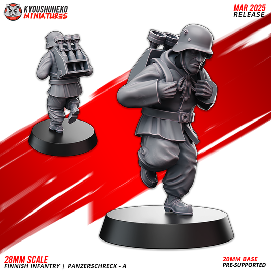 Panzerschreck - A | Finnish Winter Infantry ww2 - Kyoushuneko Miniatures
