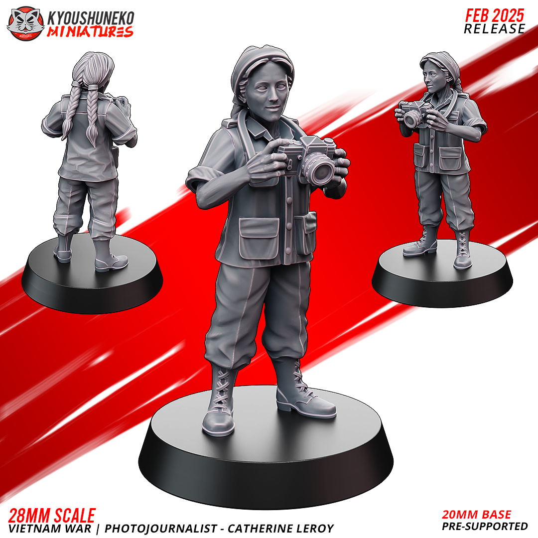 Catherine Leroy - Photojournalist | Vietnam War - Kyoushuneko Miniatures
