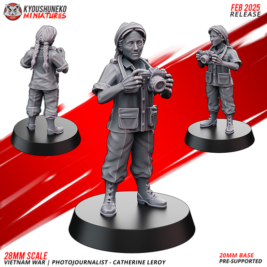 Catherine Leroy - Photojournalist | Vietnam War - Kyoushuneko Miniatures