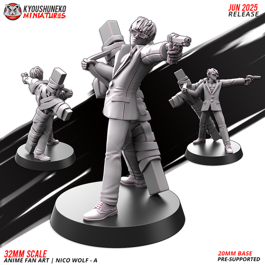 Anime Fan Art | Nico Wolf A - Kyoushuneko Miniatures