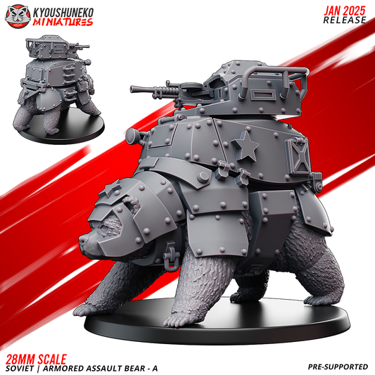 Armored Assault Bear - A | Soviet ww2 - Kyoushuneko Miniatures