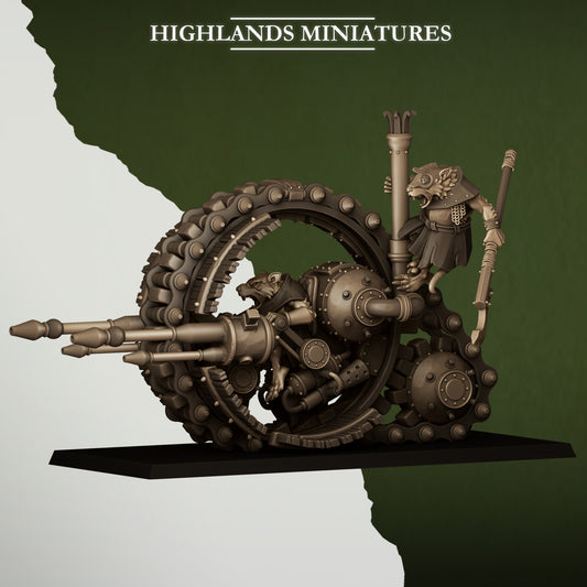 Sewer Vermin Wheeled Engine - Highlands Miniatures