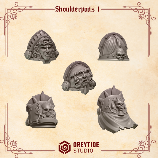 Shoulder pads 1 CL - Bits - GreyTide Studio