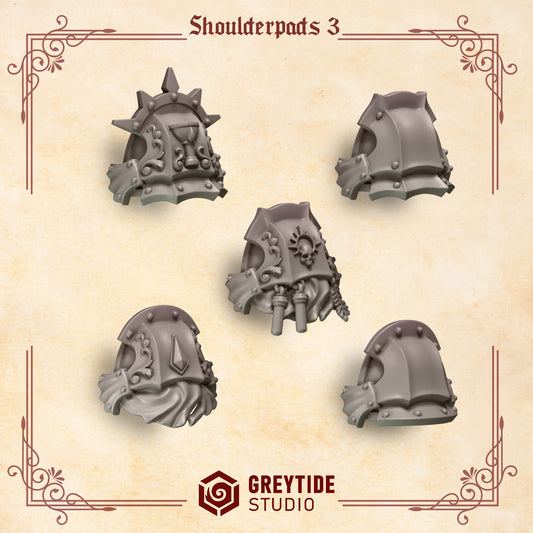 Shoulder pads 3 CL - Bits - GreyTide Studio