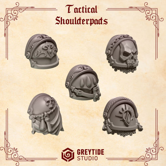 Tacticals Shoulder pads CL - Bits - GreyTide Studio