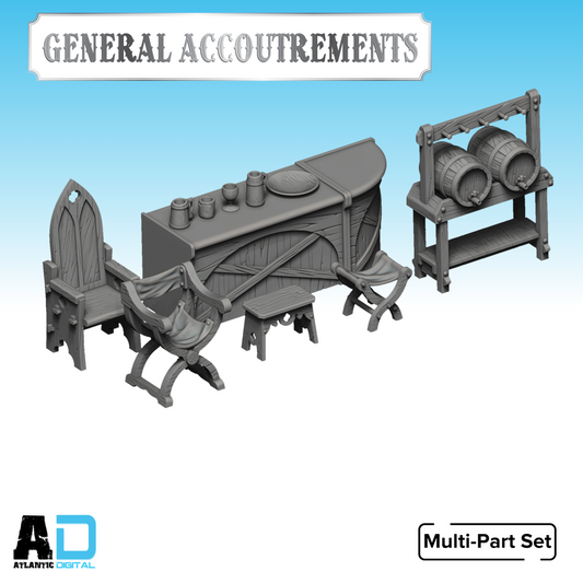Tavern Furniture  - General Accoutrements - Wargames Atlantic